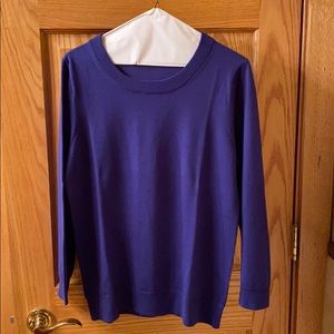 JCrew Tippi Sweater size L Royal Blue